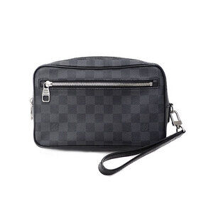Louis Vuitton Damier Graphite Black Pochette Kasai Shoulder Bag